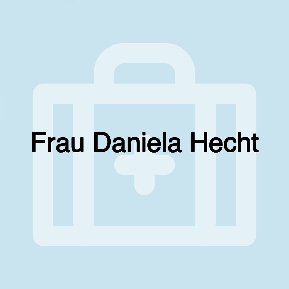 Frau Daniela Hecht