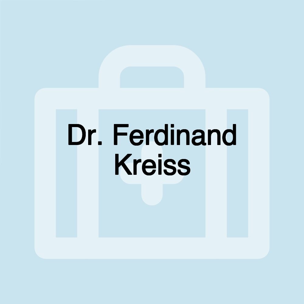 Dr. Ferdinand Kreiss