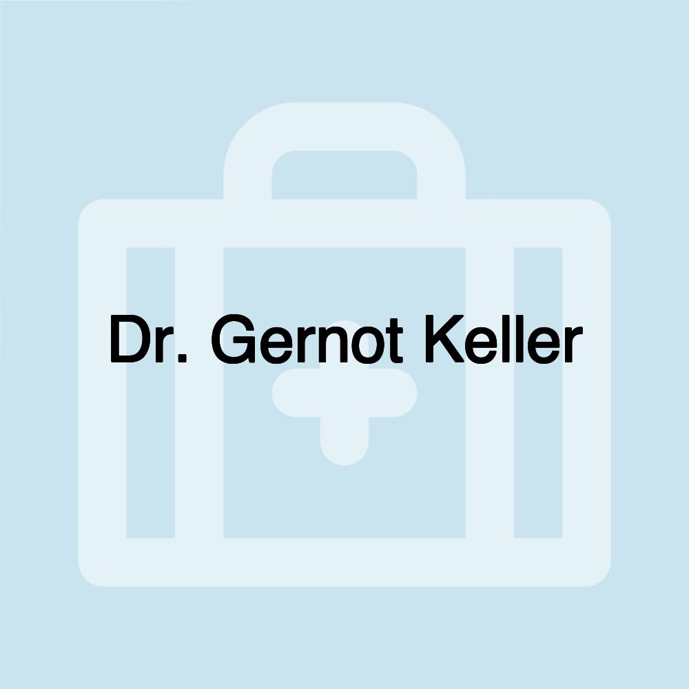 Dr. Gernot Keller