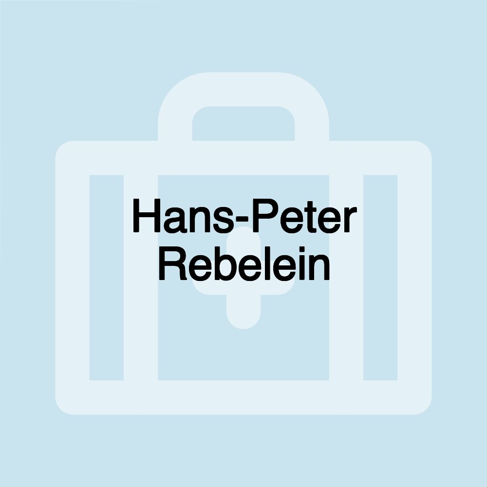 Hans-Peter Rebelein