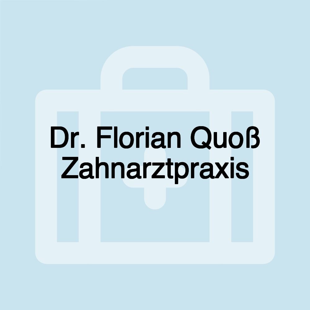 Dr. Florian Quoß Zahnarztpraxis