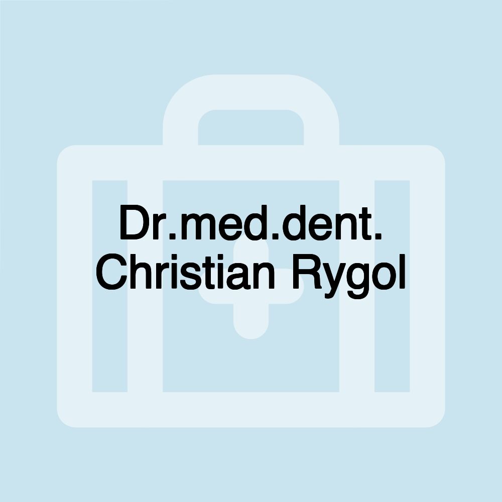 Dr.med.dent. Christian Rygol