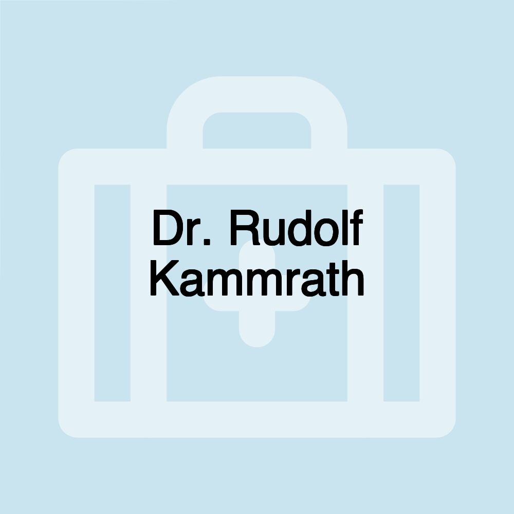 Dr. Rudolf Kammrath