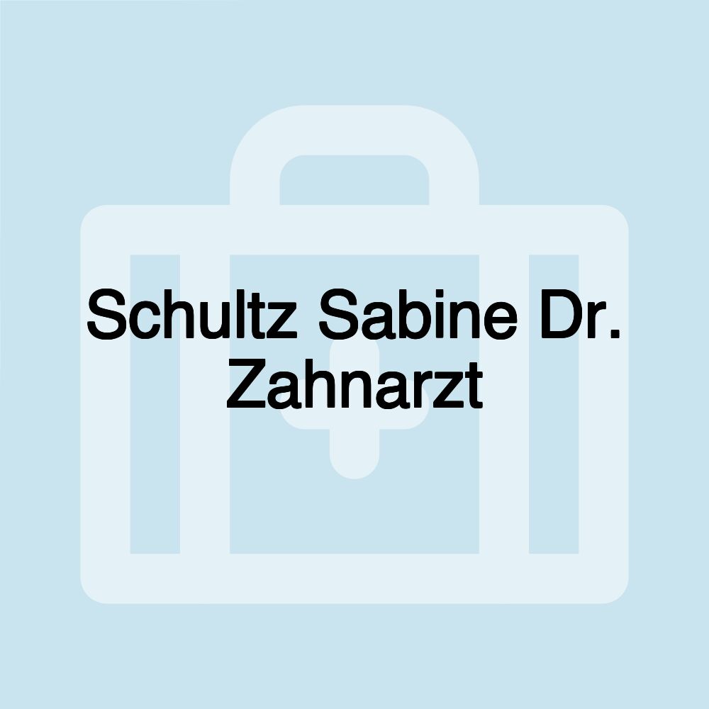 Schultz Sabine Dr. Zahnarzt