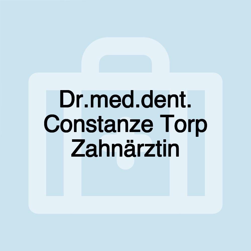 Dr.med.dent. Constanze Torp Zahnärztin