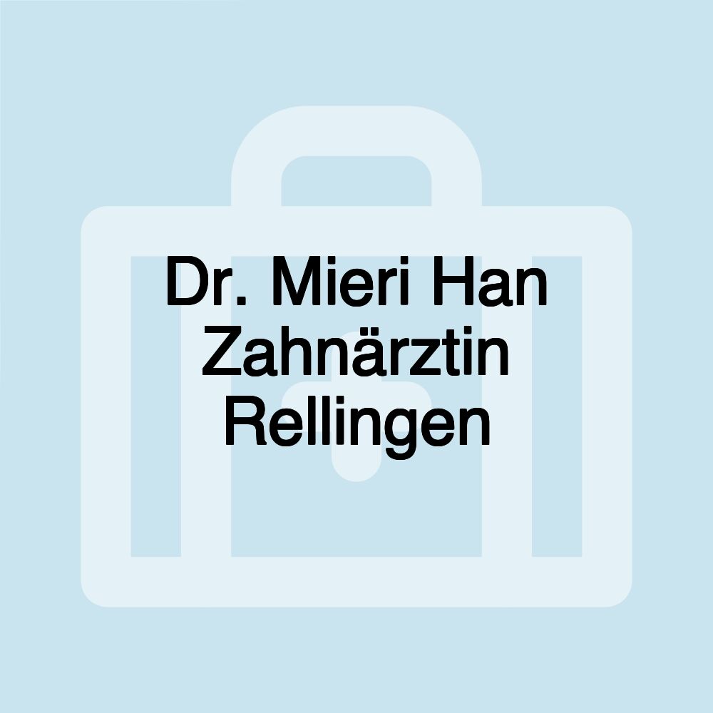 Dr. Mieri Han Zahnärztin Rellingen