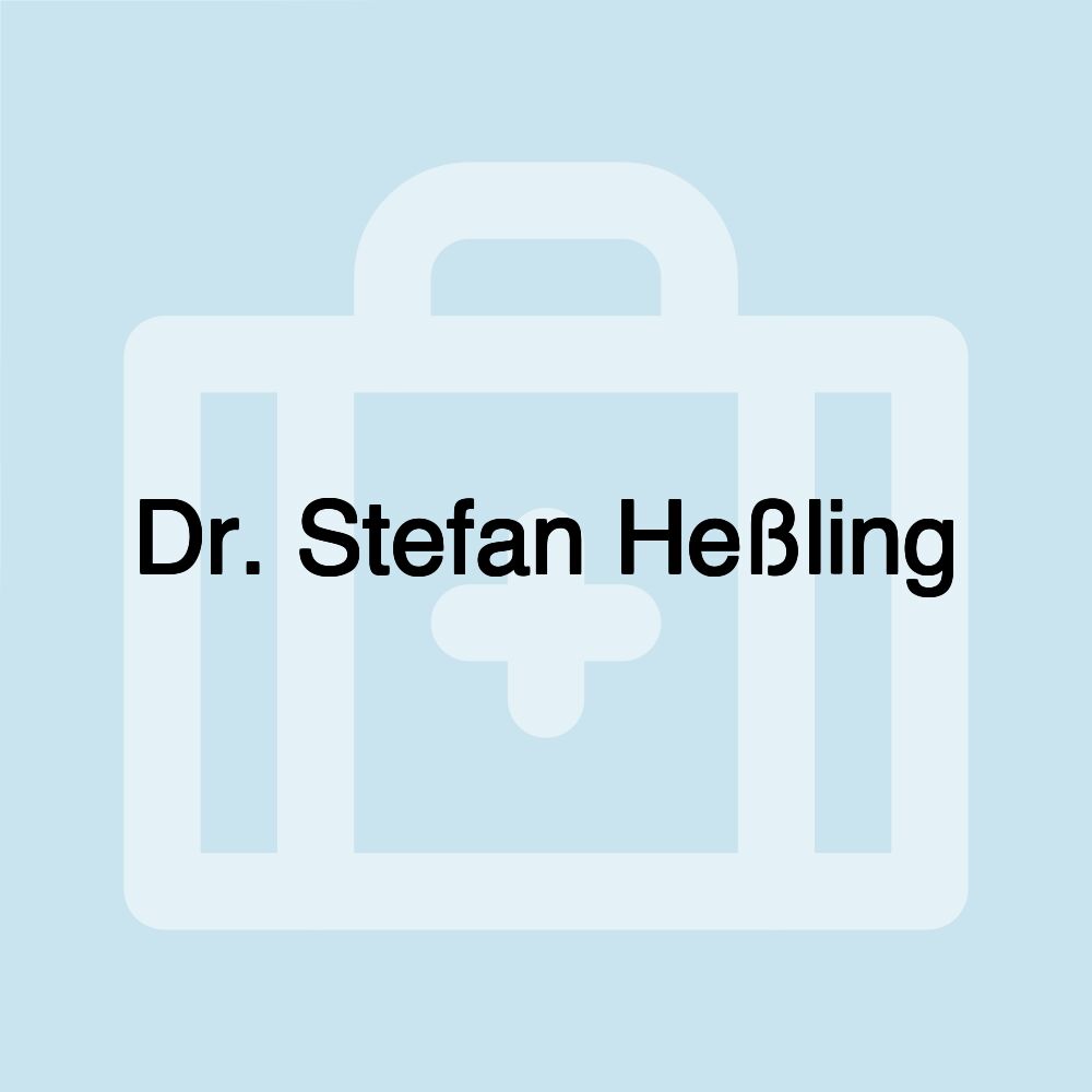 Dr. Stefan Heßling