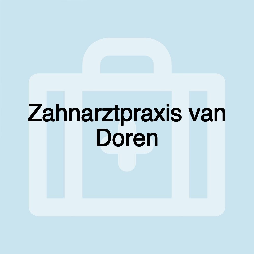 Zahnarztpraxis van Doren