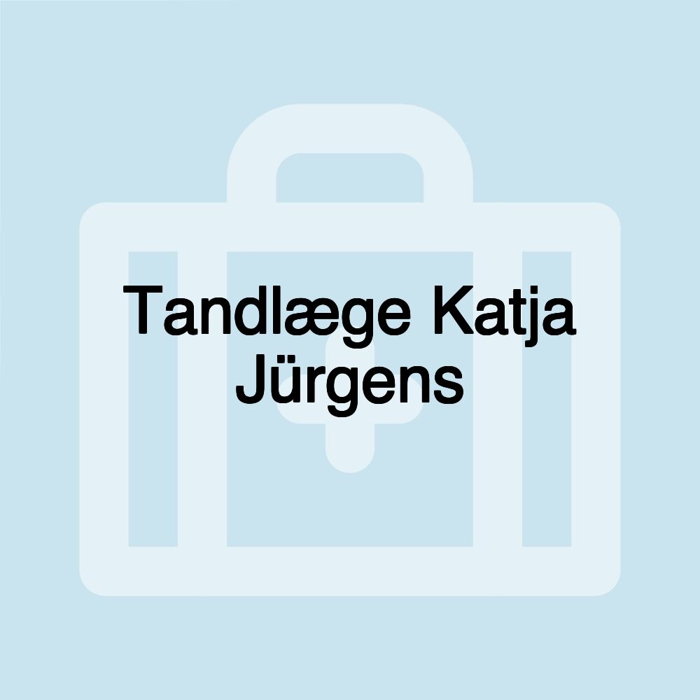 Tandlæge Katja Jürgens