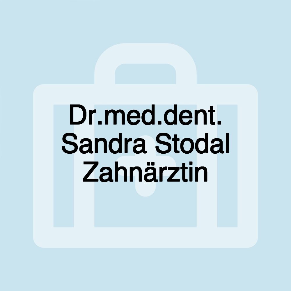 Dr.med.dent. Sandra Stodal Zahnärztin