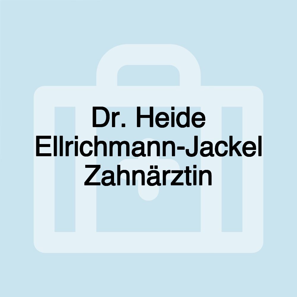 Dr. Heide Ellrichmann-Jackel Zahnärztin