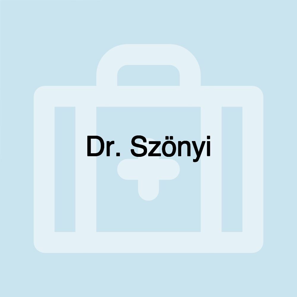 Dr. Szönyi