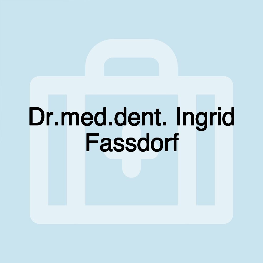 Dr.med.dent. Ingrid Fassdorf