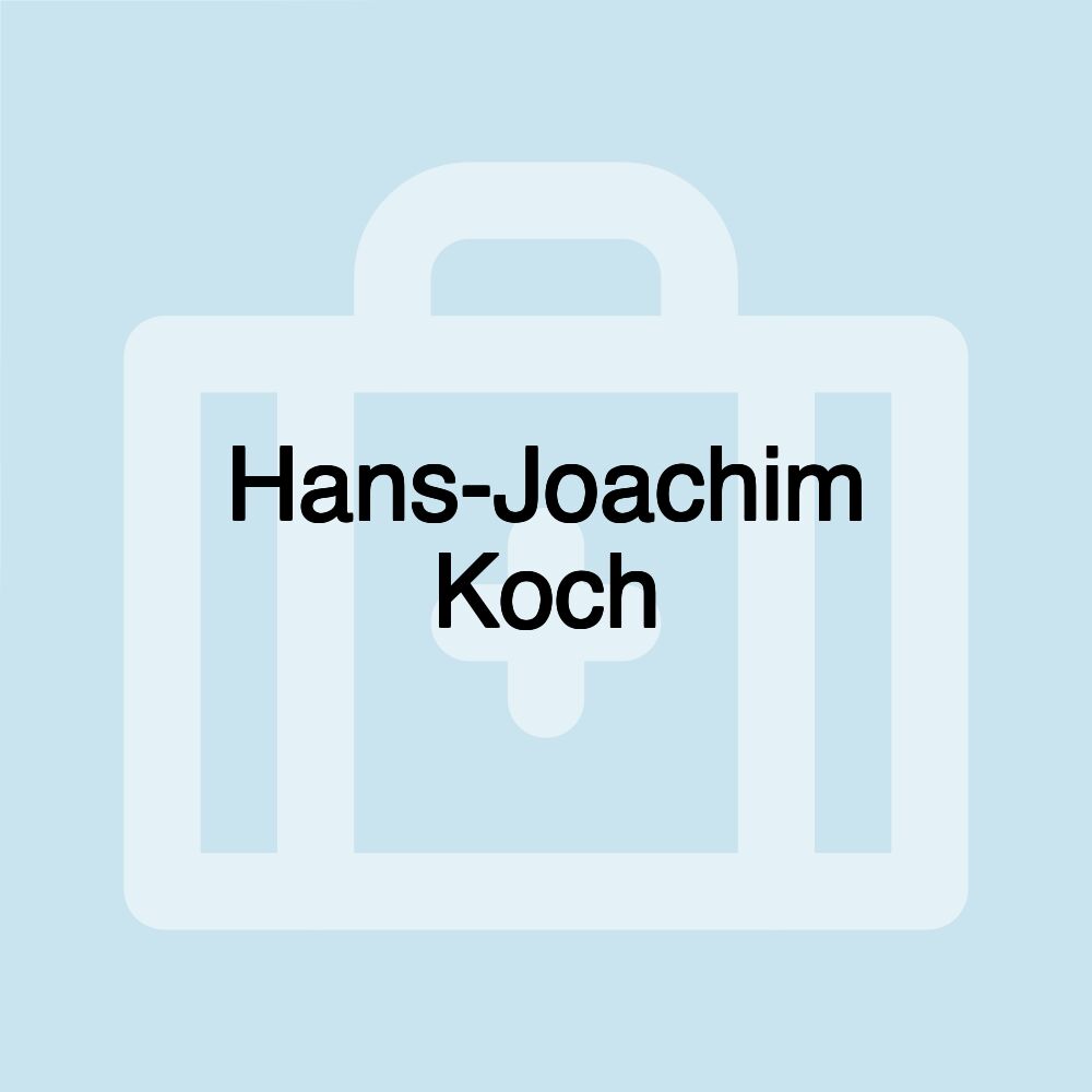 Hans-Joachim Koch