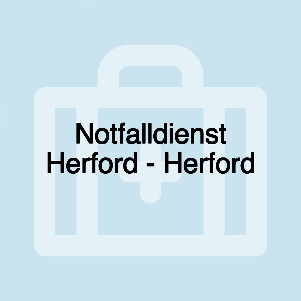 Notfalldienst Herford - Herford