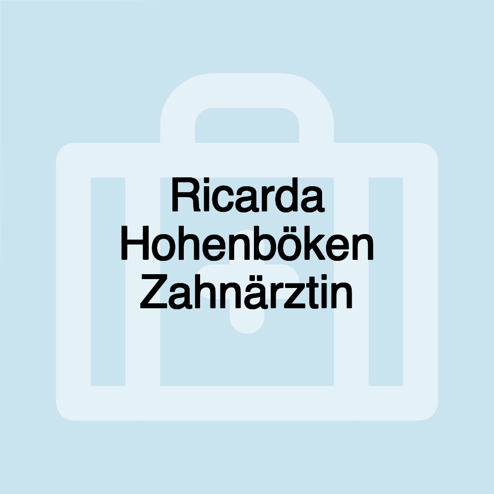 Ricarda Hohenböken Zahnärztin