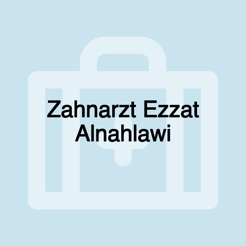 Zahnarzt Ezzat Alnahlawi