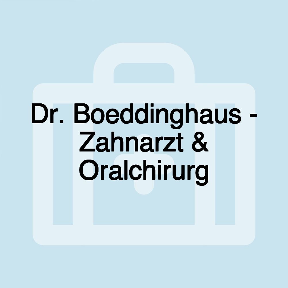 Dr. Boeddinghaus - Zahnarzt & Oralchirurg