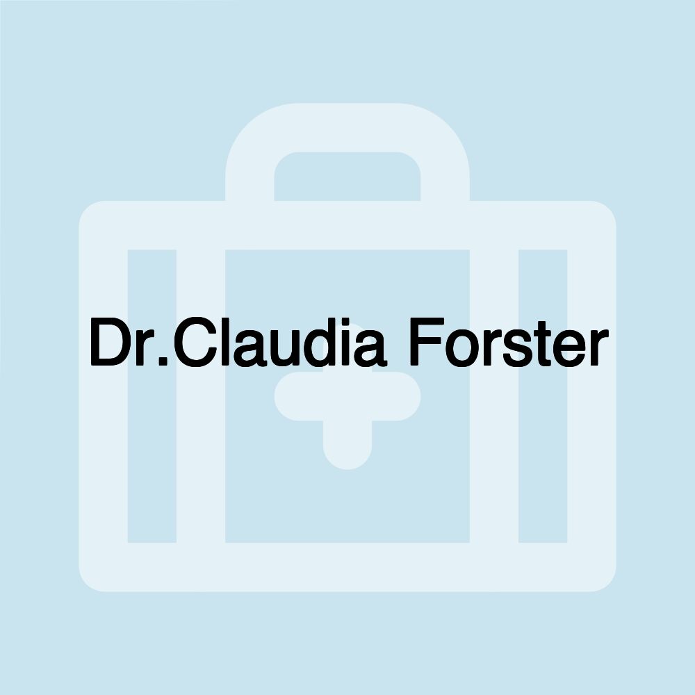 Dr.Claudia Forster