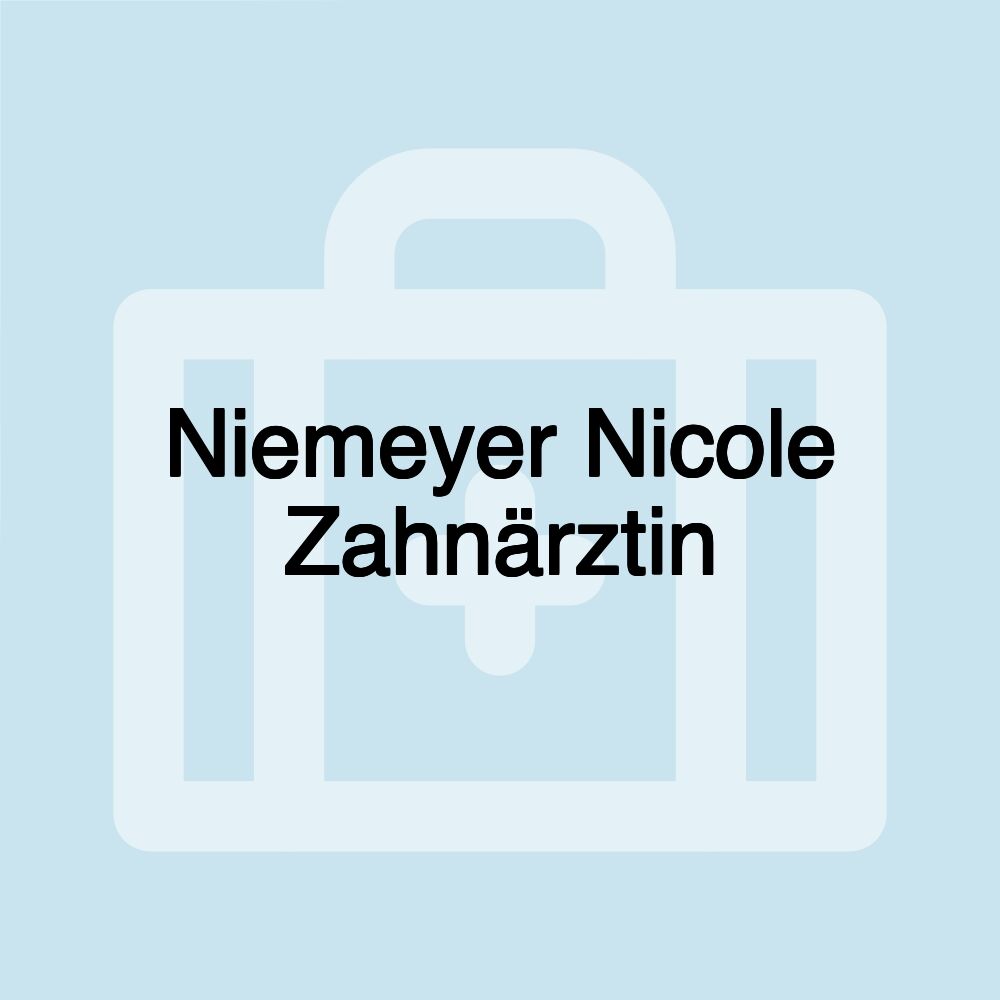 Niemeyer Nicole Zahnärztin