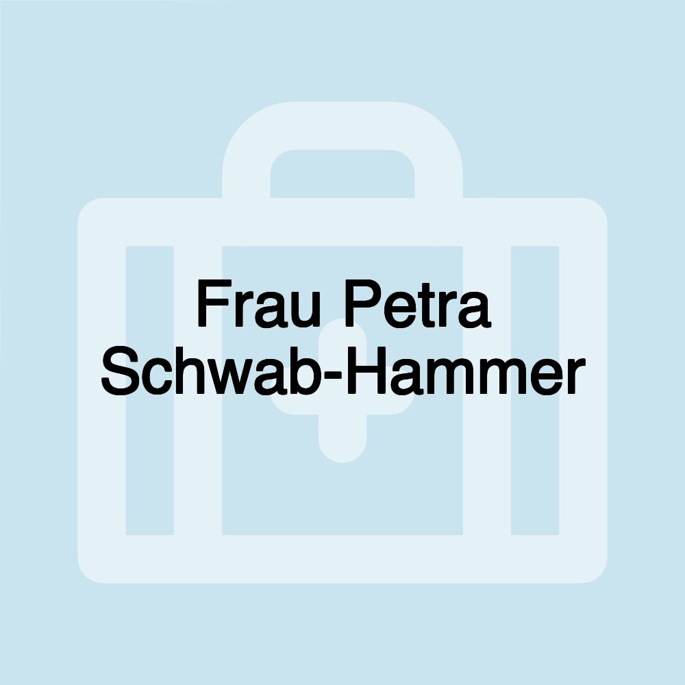 Frau Petra Schwab-Hammer