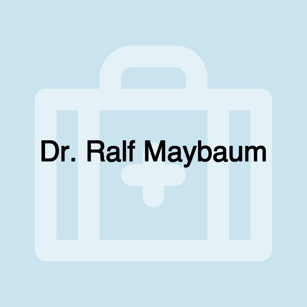 Dr. Ralf Maybaum