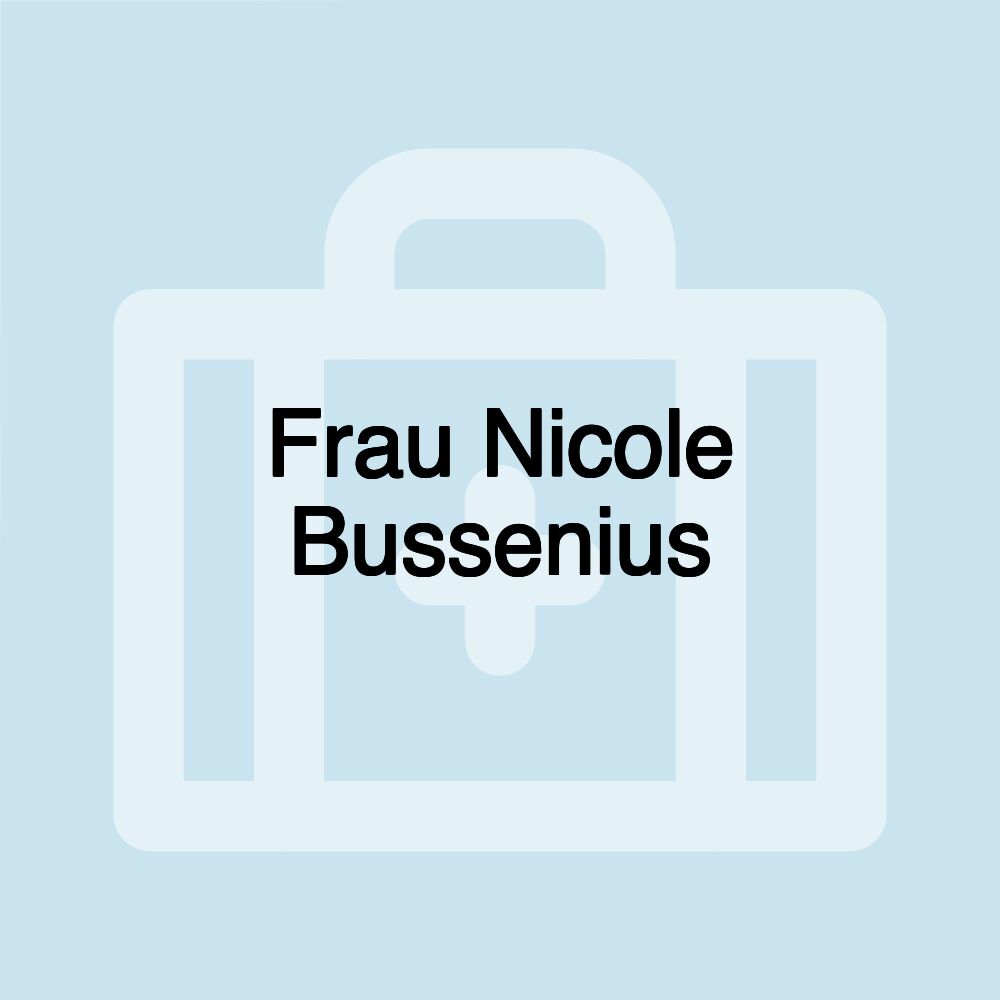 Frau Nicole Bussenius