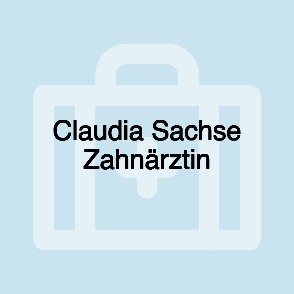 Claudia Sachse Zahnärztin