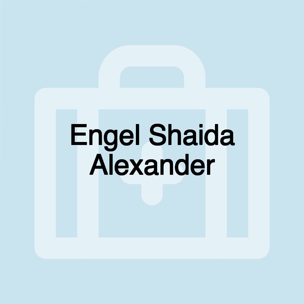 Engel Shaida Alexander