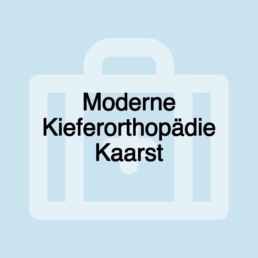 Moderne Kieferorthopädie Kaarst