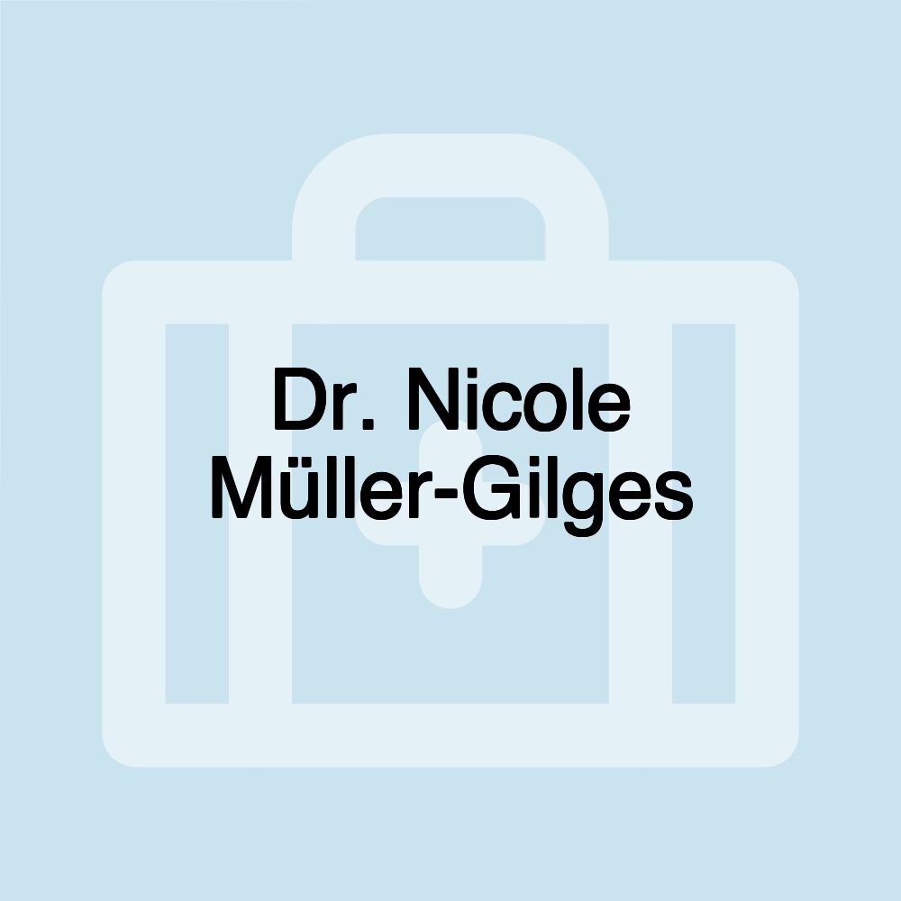 Dr. Nicole Müller-Gilges