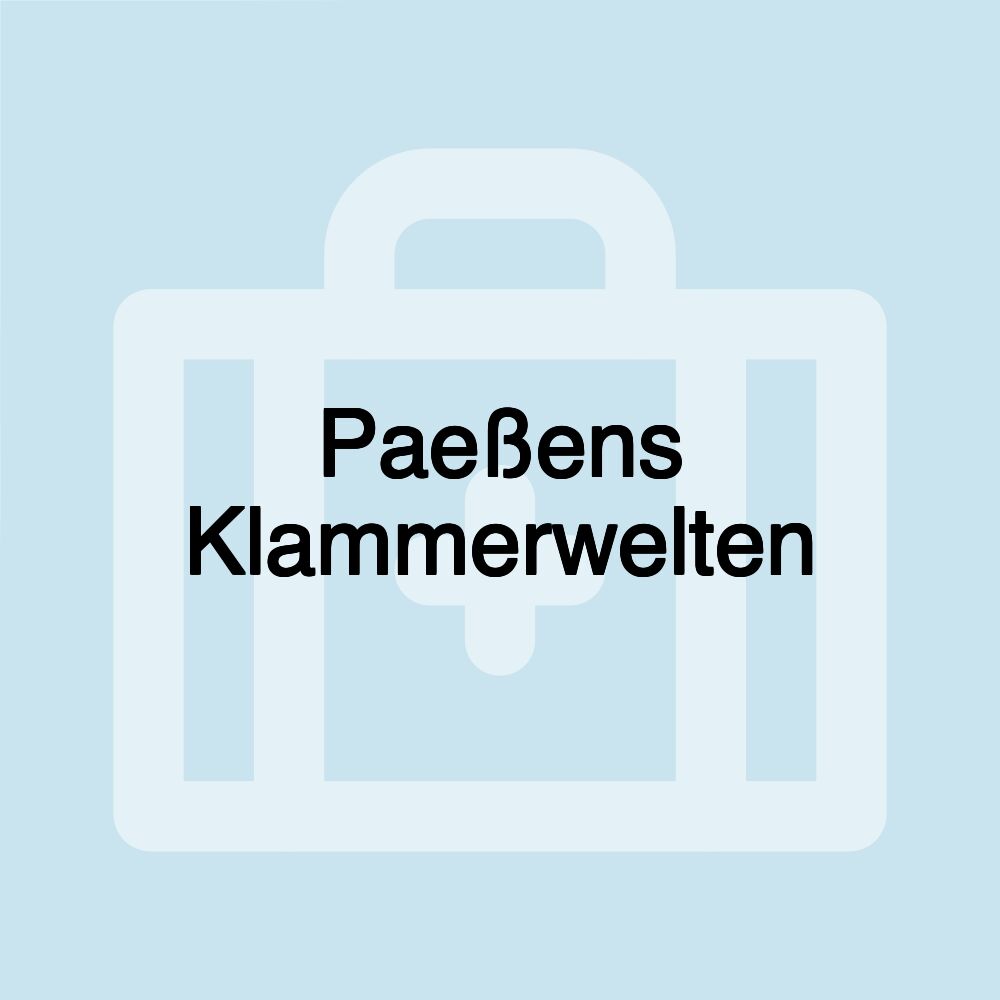 Paeßens Klammerwelten