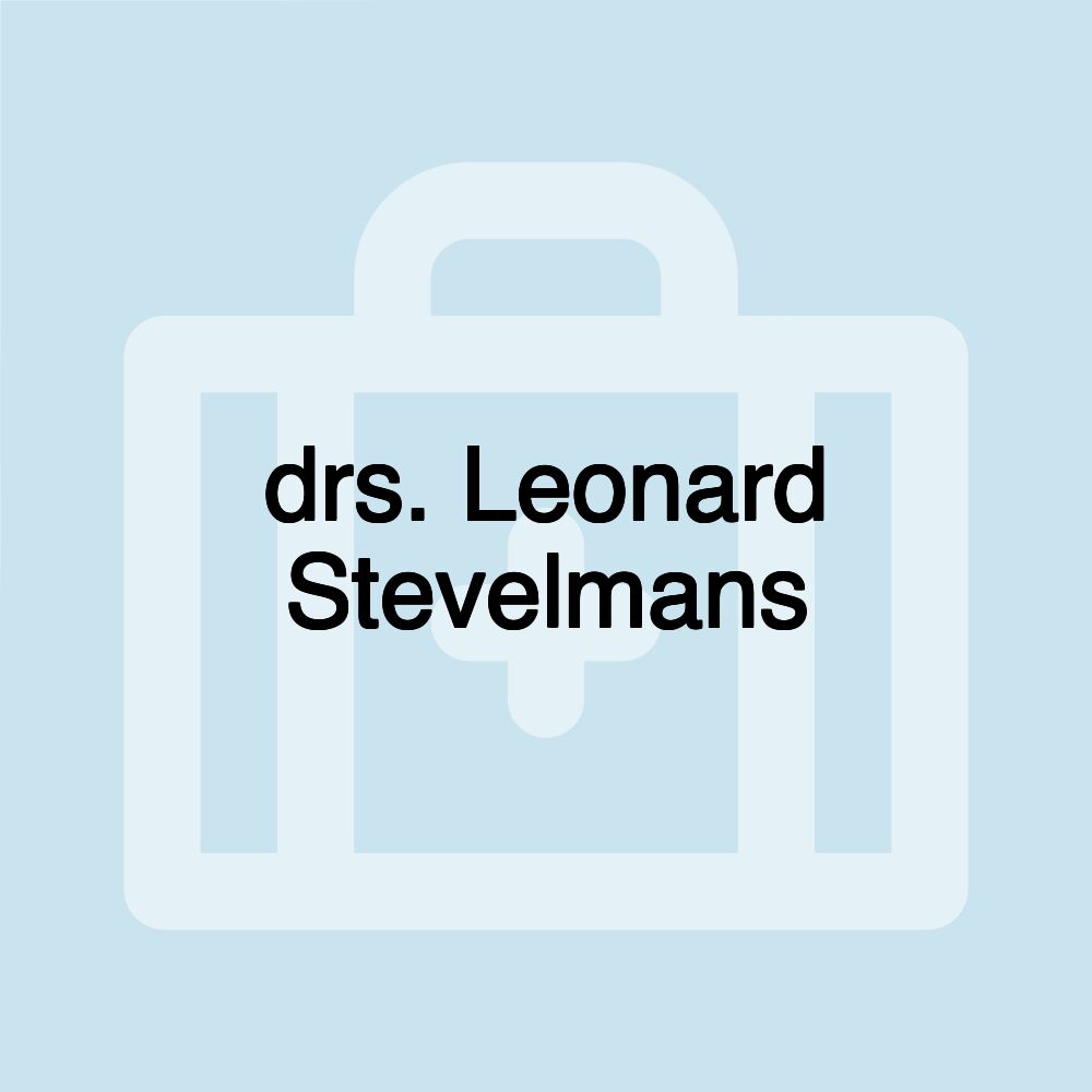 drs. Leonard Stevelmans