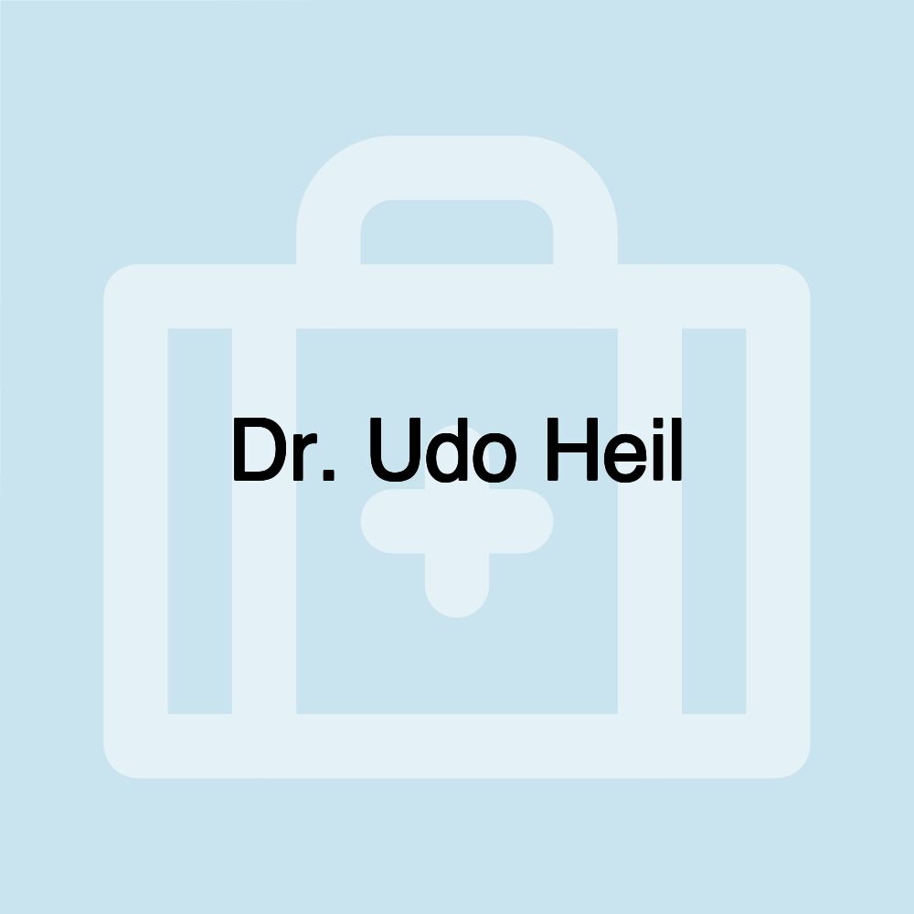 Dr. Udo Heil