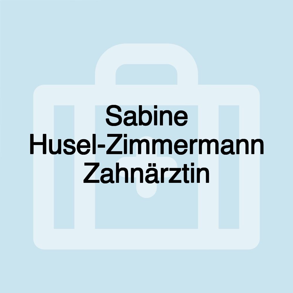 Sabine Husel-Zimmermann Zahnärztin