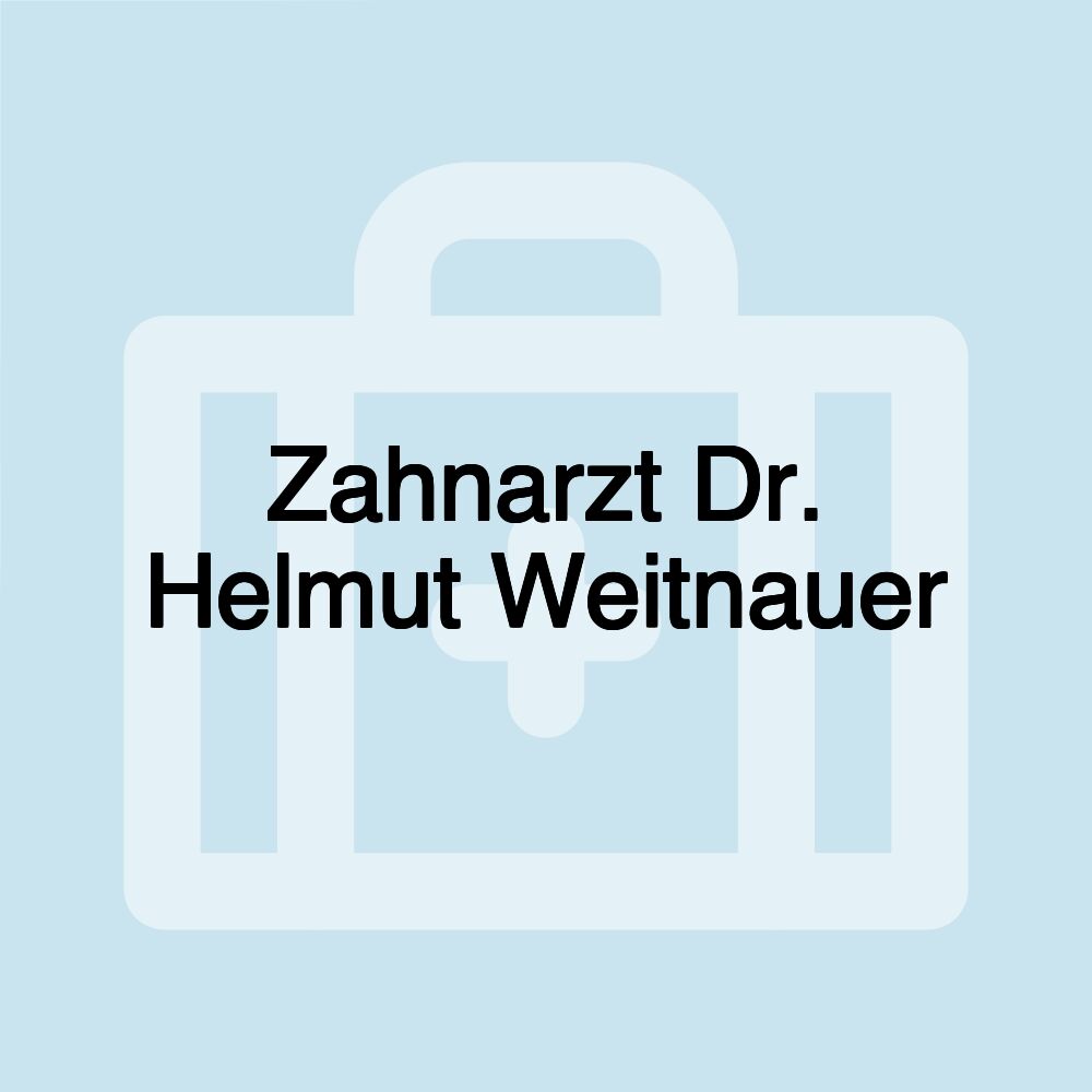 Zahnarzt Dr. Helmut Weitnauer