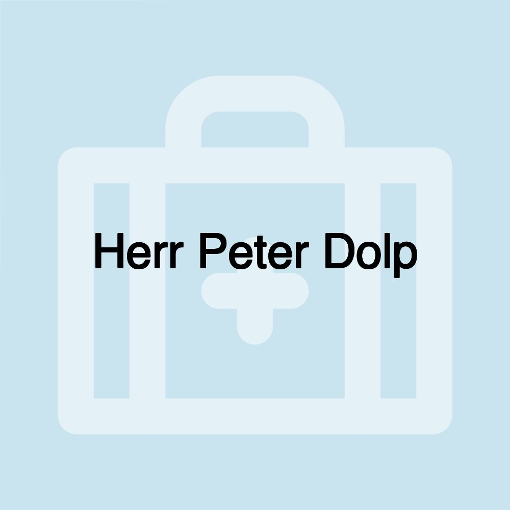 Herr Peter Dolp