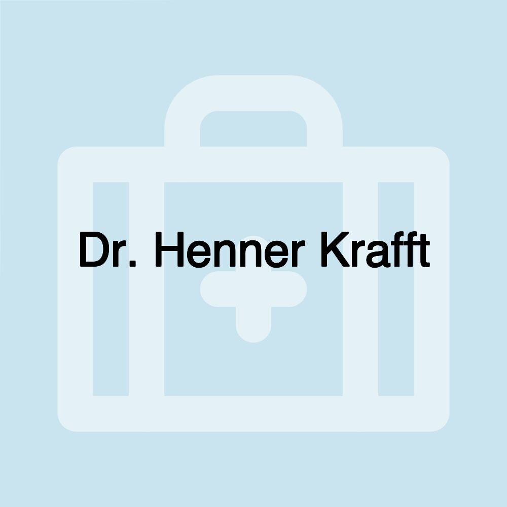 Dr. Henner Krafft