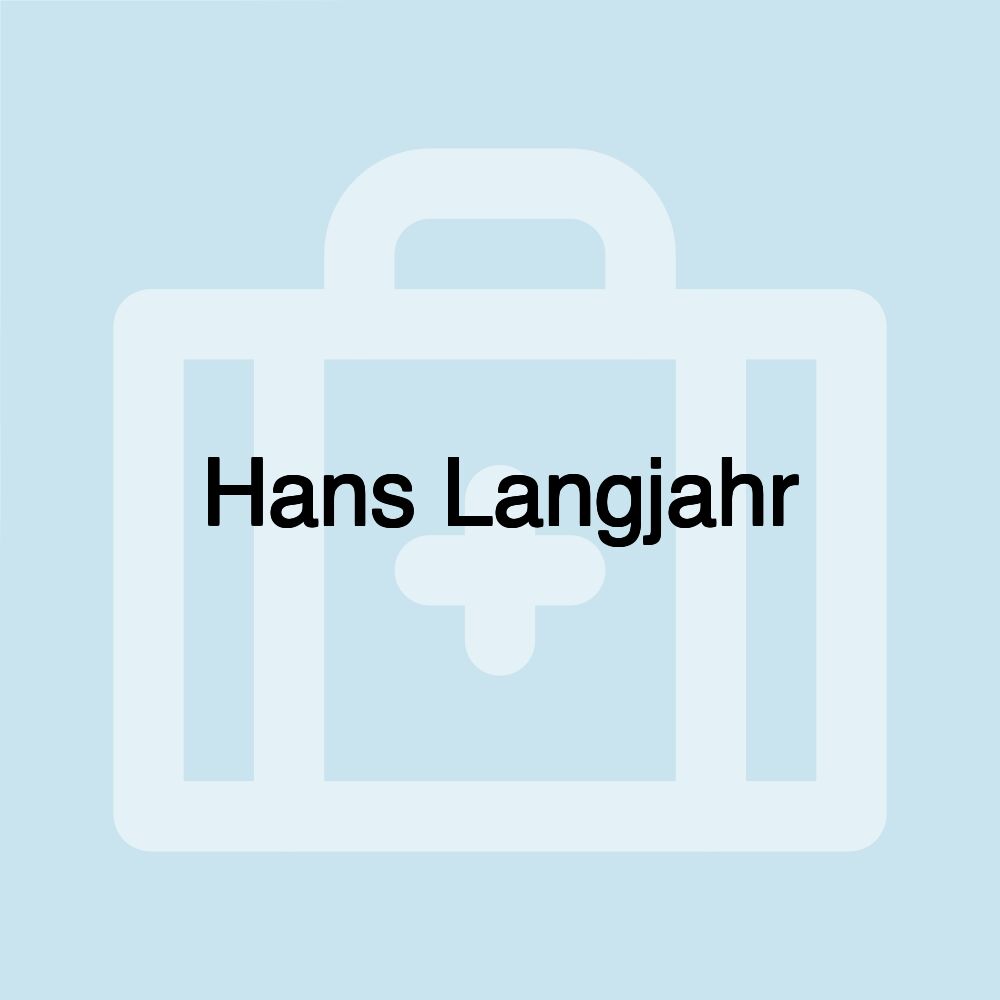 Hans Langjahr