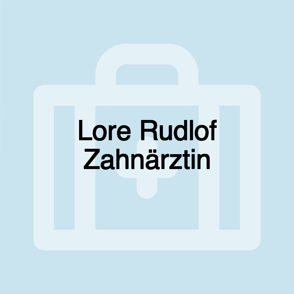 Lore Rudlof Zahnärztin