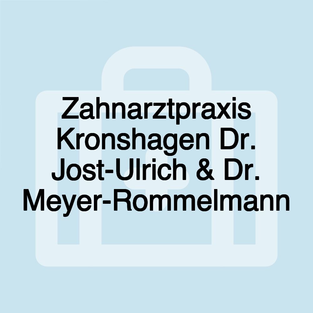 Zahnarztpraxis Kronshagen Dr. Jost-Ulrich & Dr. Meyer-Rommelmann