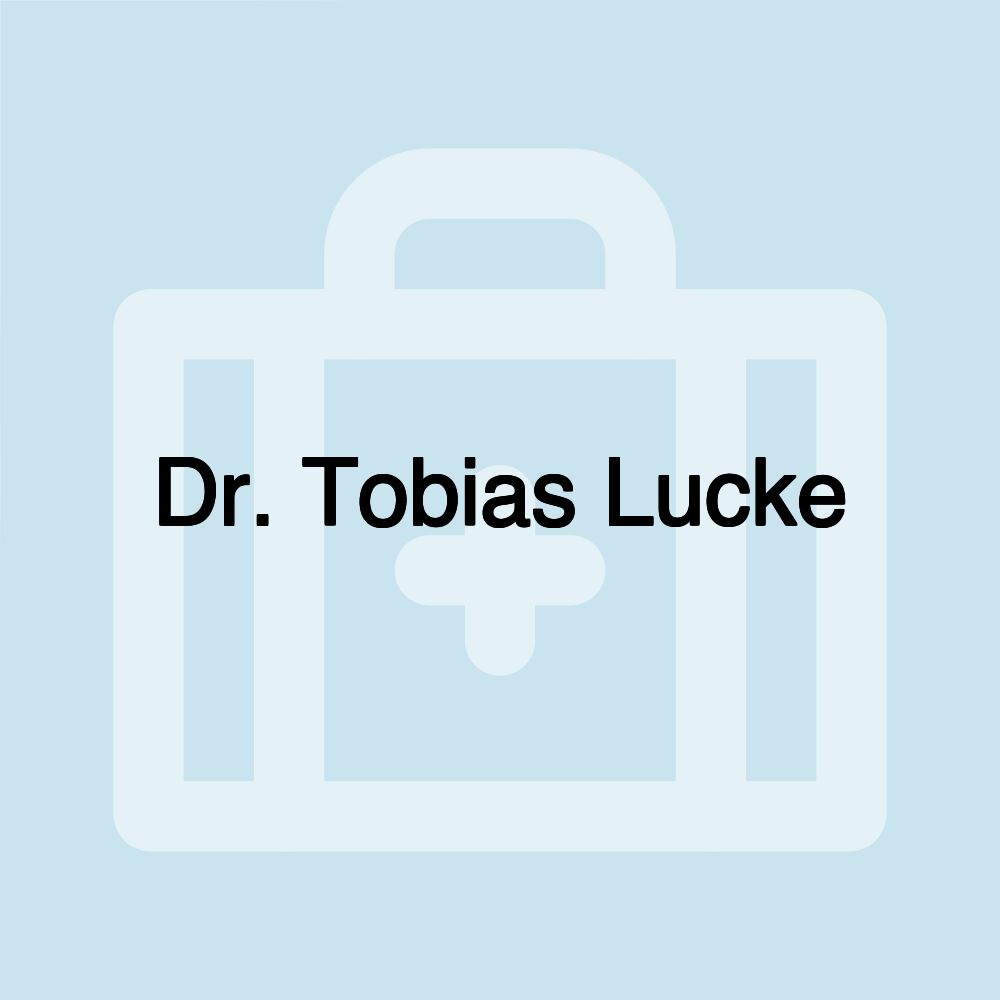 Dr. Tobias Lucke