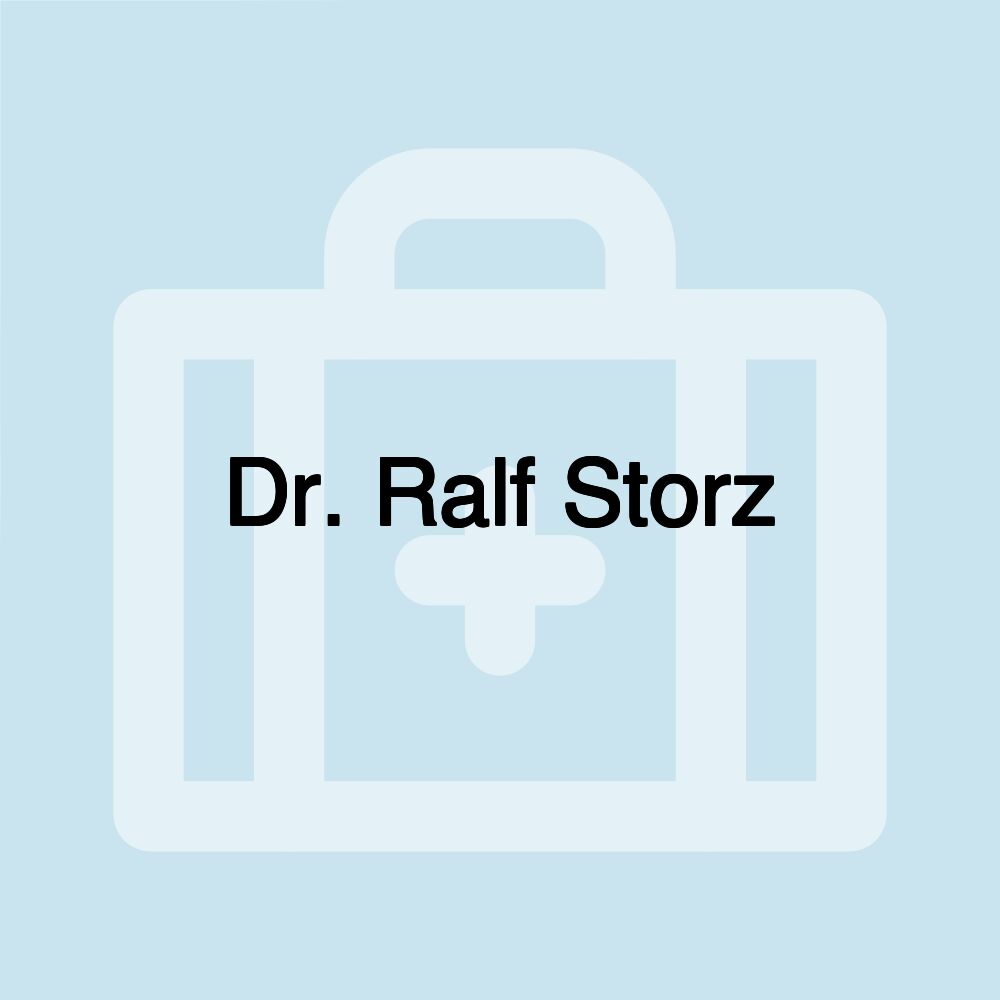 Dr. Ralf Storz