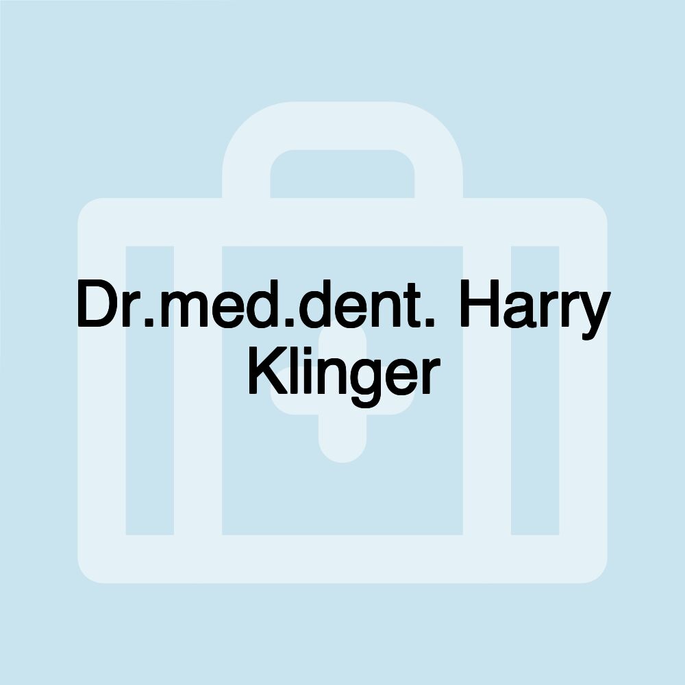 Dr.med.dent. Harry Klinger