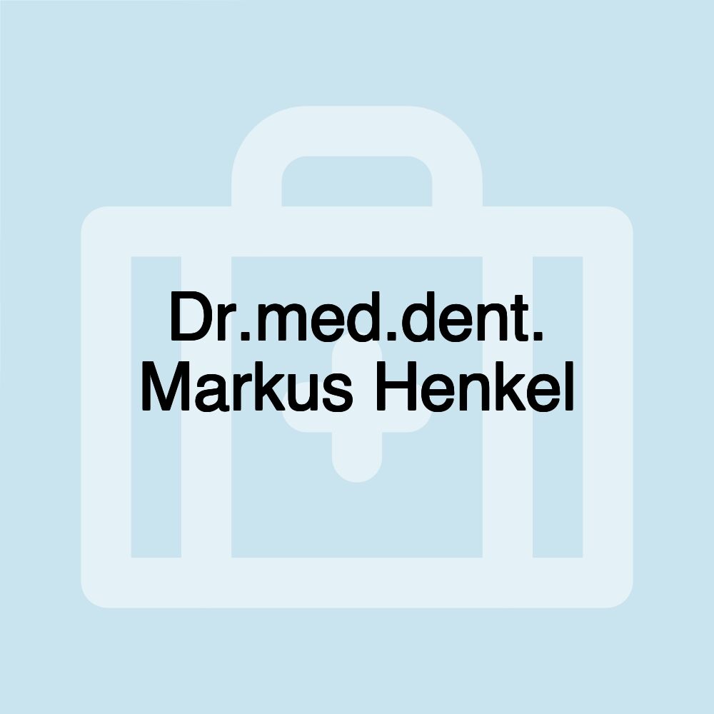 Dr.med.dent. Markus Henkel