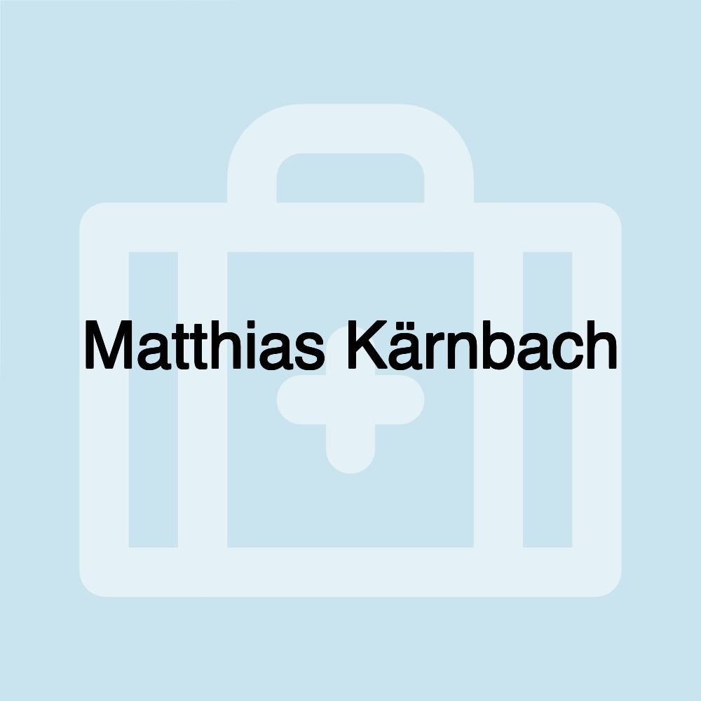 Matthias Kärnbach