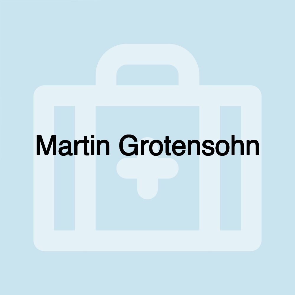 Martin Grotensohn