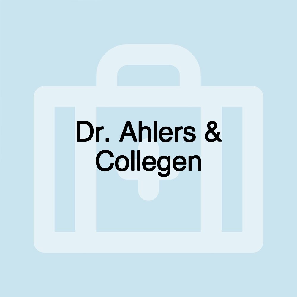 Dr. Ahlers & Collegen