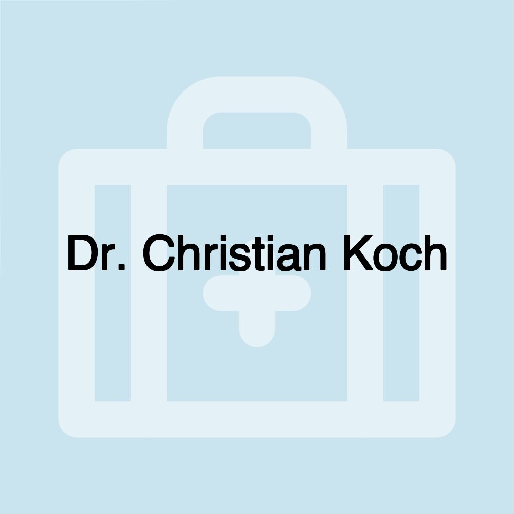 Dr. Christian Koch