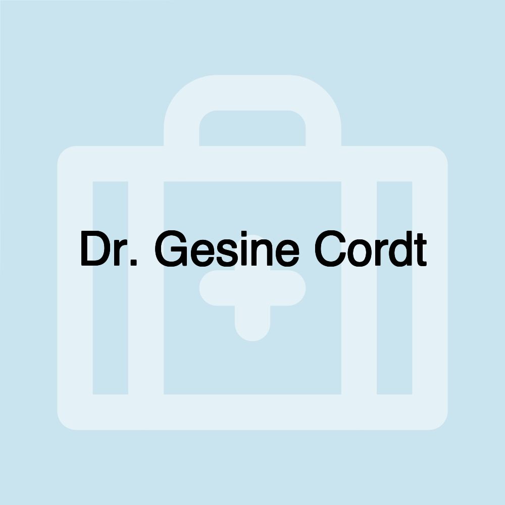 Dr. Gesine Cordt